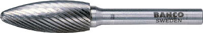 バーコ 楕円形超硬ロータリーバーダブルカット【BAHH1635M06X】(研削研磨用品・超硬バー)【送料無料】