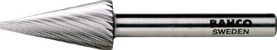 バーコ ポイント形超硬ロータリーバーダブルカット【BAHM0613M03X】(研削研磨用品・超硬バー)