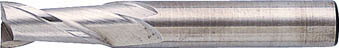 三菱Ｋ キー溝用エンドミルＰタイプ5．0ｍｍ【2MKPD0500】(旋削・フライス加工工具・ハイススクエアエンドミル)