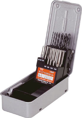 IS ハンドタップ・ドリルセット【HTD-21】(穴あけ工具・ドリルケース)【送料無料】