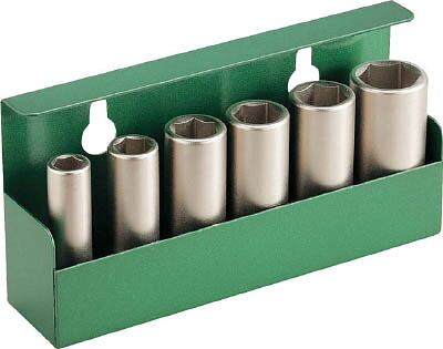 ＴＯＮＥ インパクト用ロングソケットセット（壁掛式） 6ｐｃｓ【NV306】(レンチ・スパナ・プーラ・インパクト用ソケット)【送料無料】