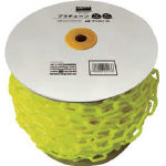 ＴＲＵＳＣＯ プラチェーン 6ＭＭＸ50Ｍ 蛍光イエロー【TPC-6LY-50】(安全用品・標識・チェーンスタンド)【送料無料】｜リコメン堂