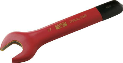 バーコ 1000V絶縁仕様片口スパナ24mm【6MV-24】(防爆・絶縁工具・レンチ・スパナ(絶縁))【送料無料】