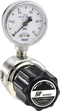 高純度ガスライン用圧力調整器 ＳＲ－1ＬＬ【SR1LLTRC】(溶接用品・ガス調整器)【送料無料】