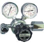 汎用小型圧力調整器 ＹＲ－90（バルブ付）【YR90R12TRC】(溶接用品・ガス調整器)【送料無料】