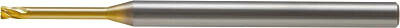 ユニオンツール 超硬エンドミル【HLRS4008-01-040】(旋削・フライス加工工具・超硬ラジアスエンドミル)【送料無料】