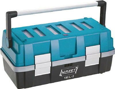 ＨＡＺＥＴ パーツケース付ツールボックス【190L-2】(工具箱・ツールバッグ・樹脂製工具箱)【送料無料】