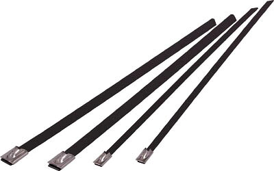ＴＲＵＳＣＯ コーティングステンレスケーブルタイ Ｗ7．9Ｘ152Ｌ 100本入【TBSTC-152L】(電設配線部品・ケーブルタイ)【送料無料】