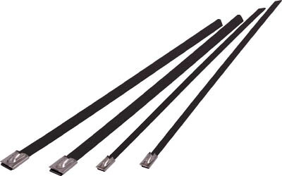 ＴＲＵＳＣＯ コーティングステンレスケーブルタイ Ｗ4．6Ｘ679Ｌ 100本入【TBSTC-679】(電設配線部品・ケーブルタイ)【送料無料】