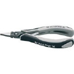 ＫＮＩＰＥＸ ＥＳＤ精密用プライヤー 半丸 135ｍｍ【3422-130ESD】(ペンチ・ニッパ・精密プライヤー)【送料無料】｜リコメン堂