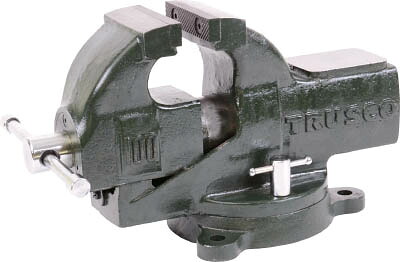 ＴＲＵＳＣＯ 強力アプライトバイス（回転台付タイプ） 100ｍｍ【TSRV-100】(クランプ・バイス・バイス)【送料無料】｜リコメン堂