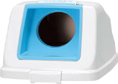 アロン 分別ペールＣＦ90 丸フタ ＰＥＴ スカイブルー【585982】(清掃用品・ゴミ箱)【送料無料】