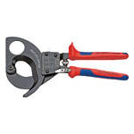KNIPEX ラチェットケーブルカッター 280mm【9531-280】(電設工具・ケーブルカッター)【送料無料】|リコメン堂