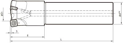 京セラ ミーリング用ホルダ【MFH40-S32-10-3T】(旋削・フライス加工工具・ホルダー)【送料無料】