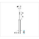 ナカニシ 超硬軸ＣＢＮバー【12259】(電動工具・油圧工具・マイクログラインダー)【送料無料】