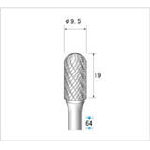 ナカニシ チタンコート超硬カッター【21522】(電動工具・油圧工具・マイクログラインダー)【送料無料】