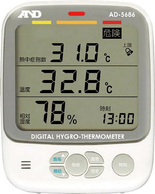 Ａ＆Ｄ くらし環境温湿度計【AD5686】(計測機器・温度計・湿度計)【送料無料】