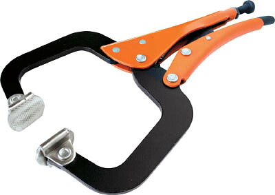ＧＲＩＰ&minus;ＯＮ Ｃ型グリッププライヤー（自在金具付） 470ｍｍ【224-18】(クランプ・バイス・グリッププライヤー)【送料無料】｜リコメン堂