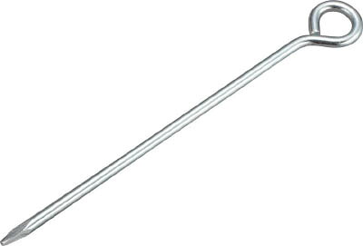 TRUSCO ロープ止め丸型6×150mm 100本入【TRM-615-100P】(建築金物・工場用間仕切り・荷役金具)【送料無料】|リコメン堂