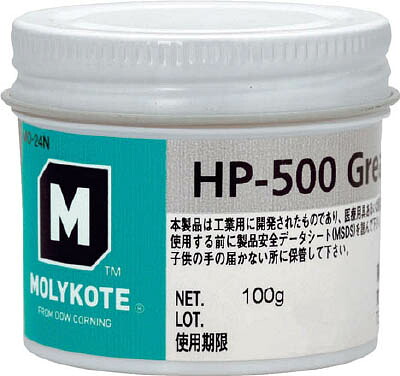 モリコート フッソ・超高性能 HP−500グリース 100g【HP-500-01】(化学製品・食品機械用潤滑剤)【送料無料】|リコメン堂