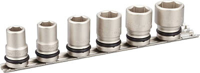 ＴＯＮＥ インパクト用ソケットセット（ホルダー付） 6ｐｃｓ【HNV406S】(レンチ・スパナ・プーラ・インパクト用ソケット)(代引不可)【送料無料】