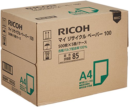 RICOH マイリサイクルペーパー100 A4T (900382) (1箱)【送料無料】