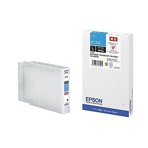 EPSON インクカートリッジ シアンLサイズ ICC93L【送料無料】|リコメン堂