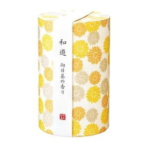 【単品10個セット】 カメヤマローソク 線香 和遊 向日葵の香り I2012-01-07 ミニ寸【送料無料】【ポイント10倍】【送料無料】|リコメン堂