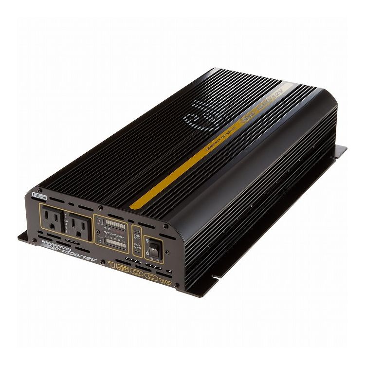 セルスター 大容量インバーターDAC.Proシリーズ 矩形波 DC12V→AC100V 最大出力1500W DAC-1500/12V【ポイント10倍】【送料無料】