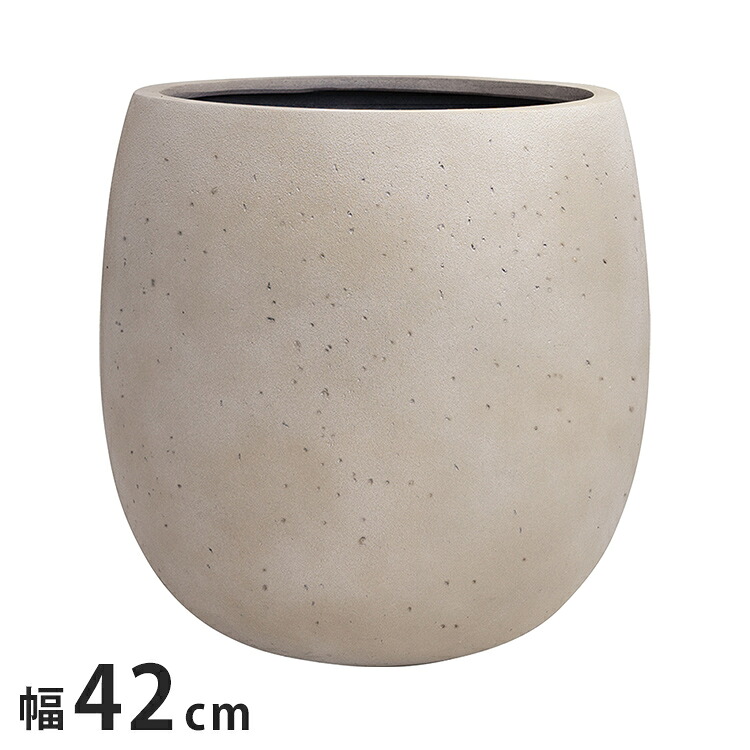 ユニソン テラニアス バルーン420 アンティークホワイト アンティークホワイト 幅420(330)×高さ460 植木鉢 鉢 かわいい おしゃれ 木 植物 観葉植物 ガーデニング(代引不可)【送料無料】