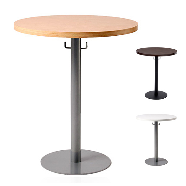 【楽天市場】テーブル ラウンドテーブル 円形 幅60 ミーティングテーブル 丸テーブル 会議テーブル カフェテーブル ホワイト ブラウン 丸形