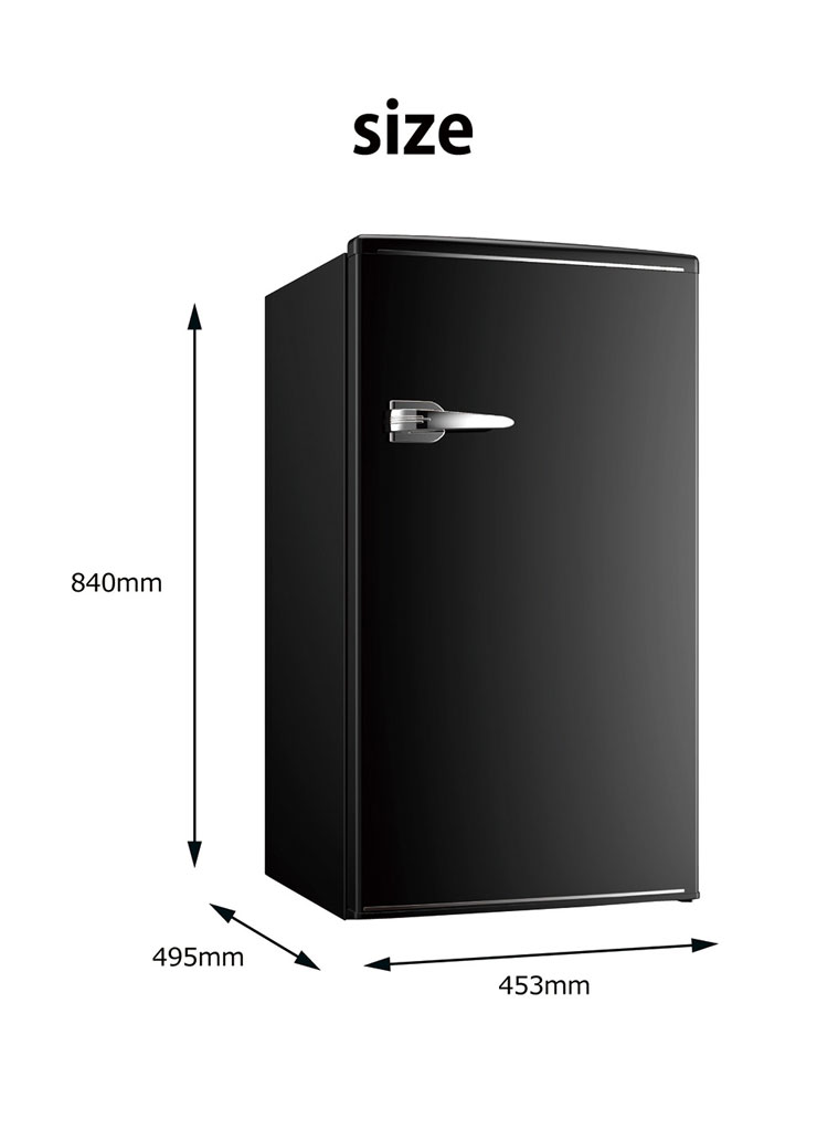 1ドアレトロ冷蔵庫 扇風機 一人暮らし おしゃれ 冷蔵庫 コンパクト ブラック ブラック ブラック Rt 185 Tohotaiyo リコメン堂 85l 小型 送料無料 85l おしゃれ Tohotaiyo コンパクト Rt 185 冷蔵庫 コンパクト 一人暮らし 送料無料 小型 1ドアレトロ冷蔵庫