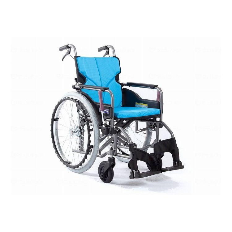 カワムラサイクル モダンAstyle 背折れ自走用 KMD A22 42 H ライトブルー(NO.83) 座幅42 前座45cm KMD-A22-42-H(代引不可)【送料無料】|リコメン堂