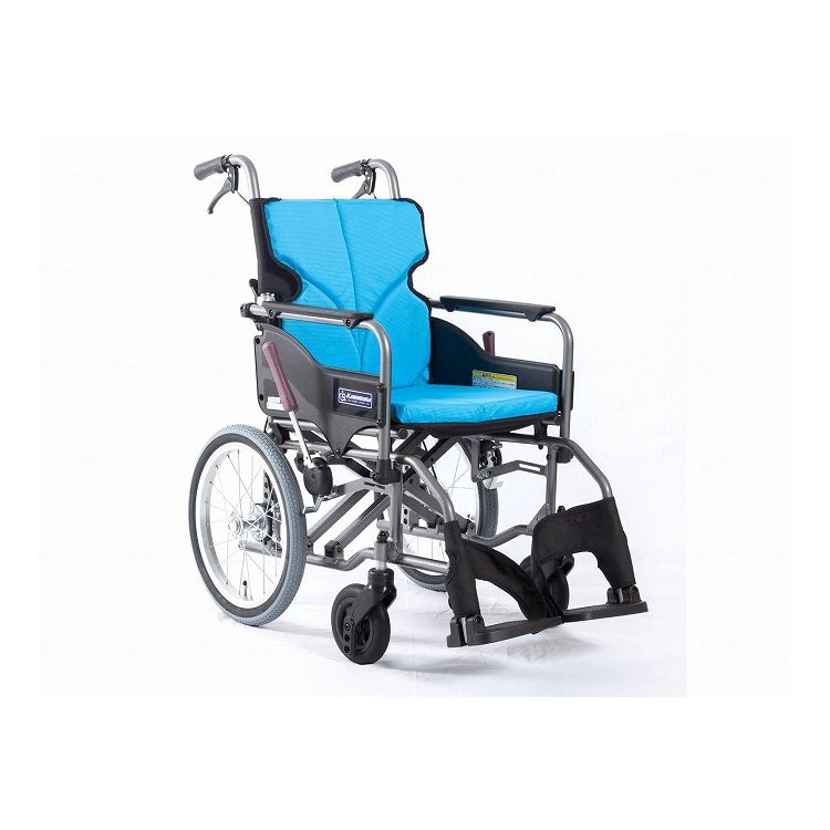 カワムラサイクル モダンAstyle 背折れ介助用 KMD A16 42 SH ライトブルー(NO.83) 座幅42 前座47cm KMD-A16-42-SH(代引不可)【送料無料】|リコメン堂