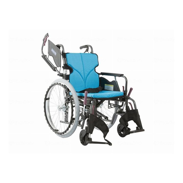カワムラサイクル モダンBstyle 自走用 22インチ中・高床 ライトブルー(NO.83) 座幅38 前座47cm KMD-B22-38-SH(代引不可)【送料無料】