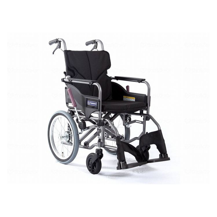カワムラサイクル モダンAstyle 背折れ介助用 KMD-A16-42-M No.19黒(ポリエステル) 座幅42-前座43cm 車いす 車椅子 車イス キャリー 車 移動 介護 補助(代引不可)【送料無料】｜リコメン堂