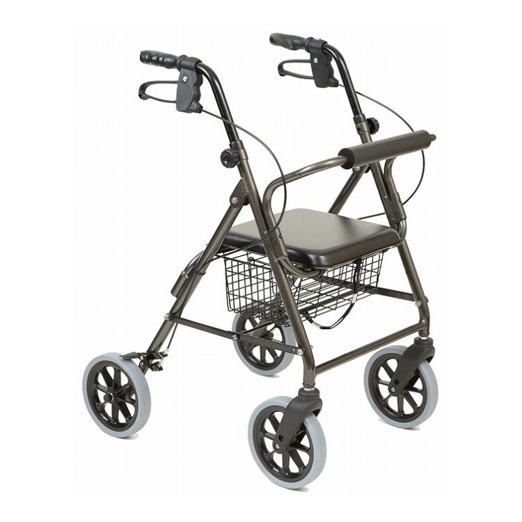 竹虎 歩行車ハッピーミニトール ダークグレーメタリック - 117071(代引不可)【送料無料】