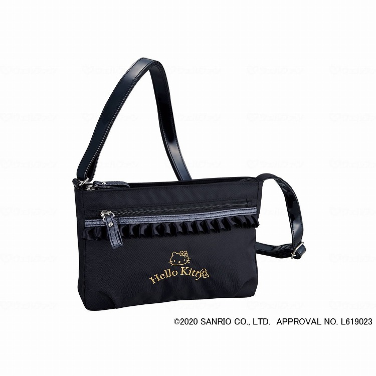 楽天市場】ウェルファン ショルダーバッグ ハローキティ ブラック(代引