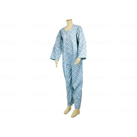 幸和製作所 テイコブ エコノミー上下続き服 サックス LL UW01SA-LL(代引不可)【送料無料】