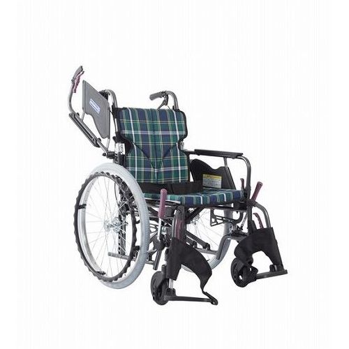 カワムラサイクル モダンBstyle 自走用 22インチ中・高床/緑チェック(A9)/座幅38-前座47cm 緑チェック(A9) 座幅38-前座47cm KMD-B22-38-SH 503326_1851_11508(代引不可)【送料無料】