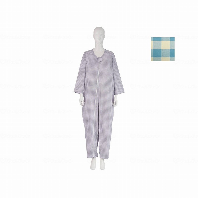 竹虎 フドーねまきB 厚手/チェックブルー/LL チェックブルー LL 106885 920523 1156 LL 1着(代引不可)【送料無料】｜リコメン堂