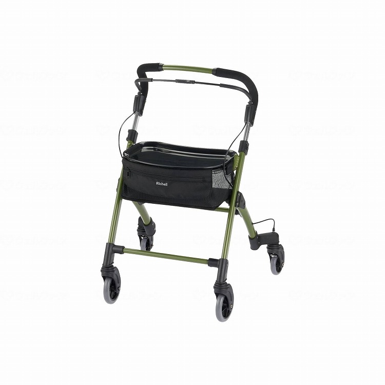 【法人限定】リッチェル 屋内専用歩行車 ヴェーレ/オリーブグリーン/ オリーブグリーン 140059 426594 2569 1台(代引不可)【送料無料】