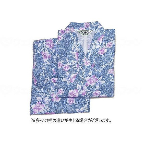 1着 ウェルファン おせわさん ガーゼねまき 婦人用 300/紺/M 紺 M 21110300 851176_481_M(代引不可)【送料無料】