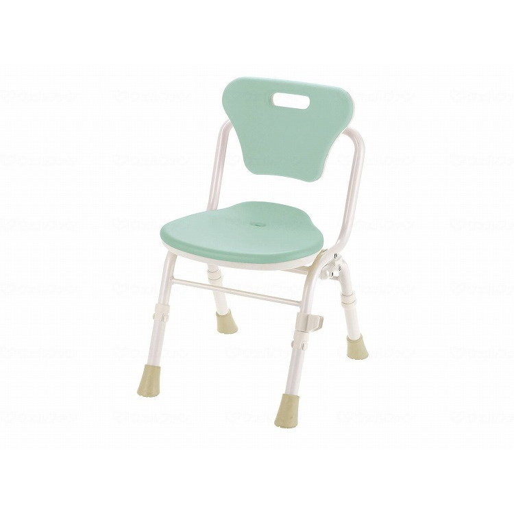 1台 リッチェル やわらかシャワーチェアクレオ折タタミ防カビプラス 背付/ライトグリーン/幅39cm ライトグリーン 幅39cm 140064 426625_1060_19597(代引不可)【送料無料】