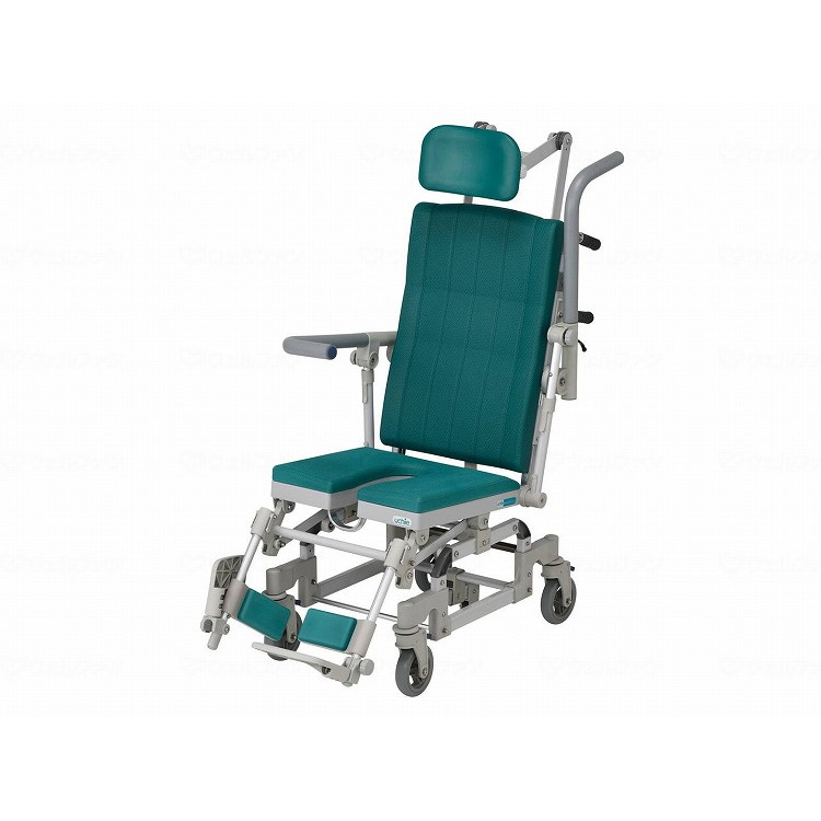 【法人限定】1台 ウチエ はいらーくチルト4輪自在 U型シート U型シート HR042 416752 13178(代引不可)【送料無料】|リコメン堂