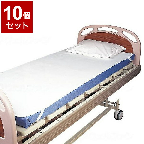 【単品10個セット】ピジョンタヒラ 簡単ベッドメイキング防水シーツ 108082AA(代引不可)【送料無料】