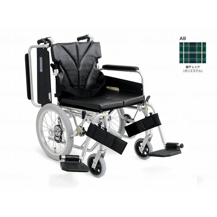 カワムラサイクル 簡易モジュール介助用 中床KA816-38B-M/緑チェック/38(代引不可)【ポイント10倍】【送料無料】