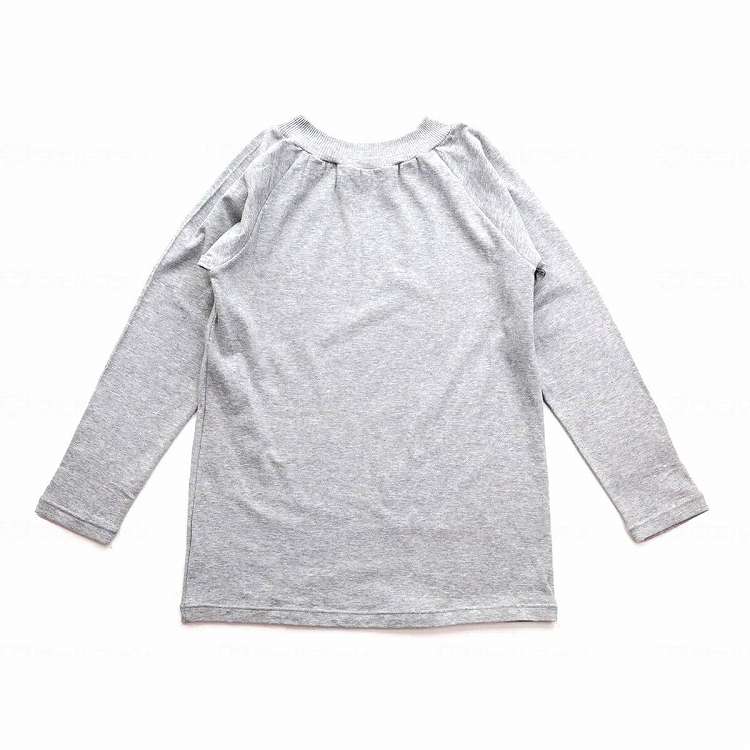 ラック産業 綿ストレッチ 着脱名人 前後なし長袖シャツ/グレー/Free3(代引不可)【ポイント10倍】【送料無料】