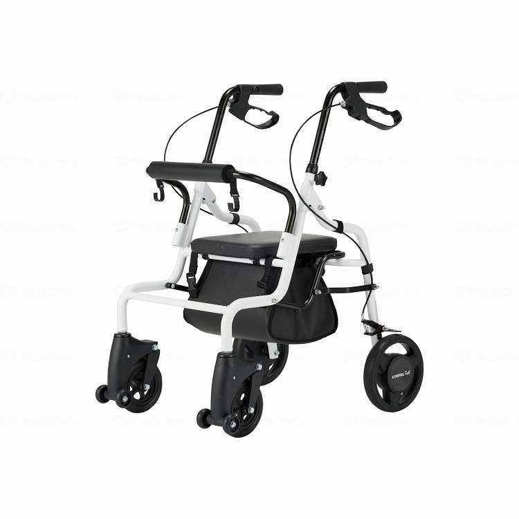 マキテック スルーン歩行車 コエル8(抑速付)/ホワイト/-(代引不可)【ポイント10倍】【送料無料】