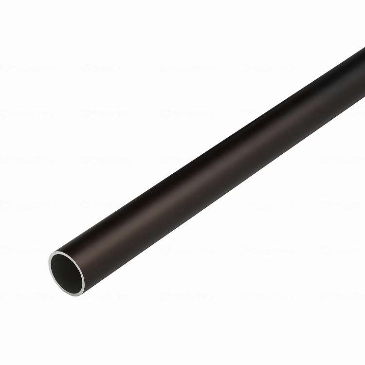 【法人限定】 マツ六 ストレートEZレール 38アルミ支柱2.3m/ダークチョコ/-(代引不可)【ポイント10倍】【送料無料】